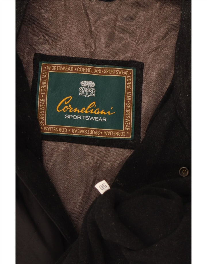 Corneliani Chaqueta acolchada para hombre IT 50 Large Black Classic
