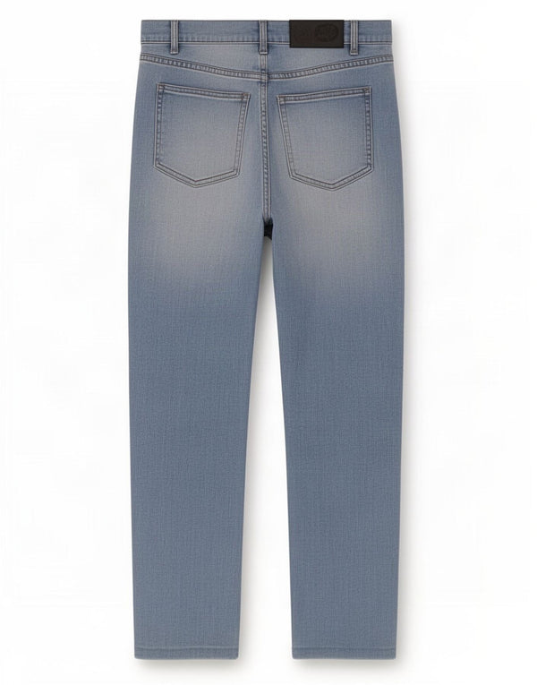 Cheap Monday Mens Distressed Tapered Jeans W30 L27 Blue Cotton