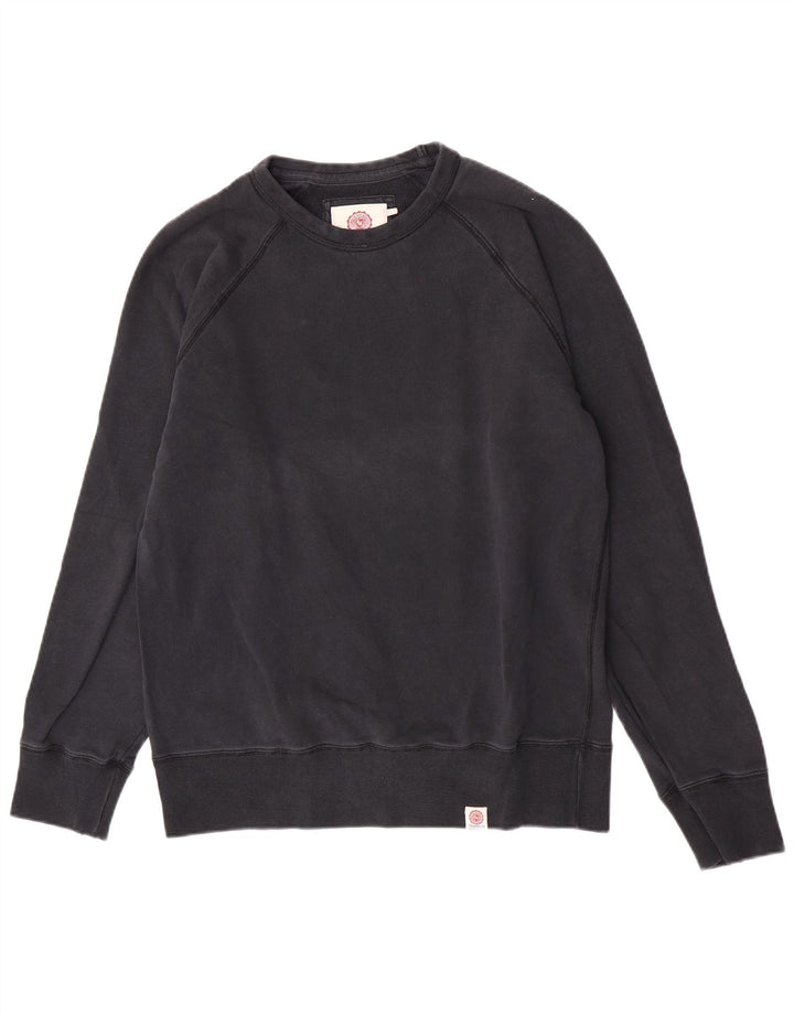 Franklin Marshall - Sudadera para hombre, talla grande, algodón negro