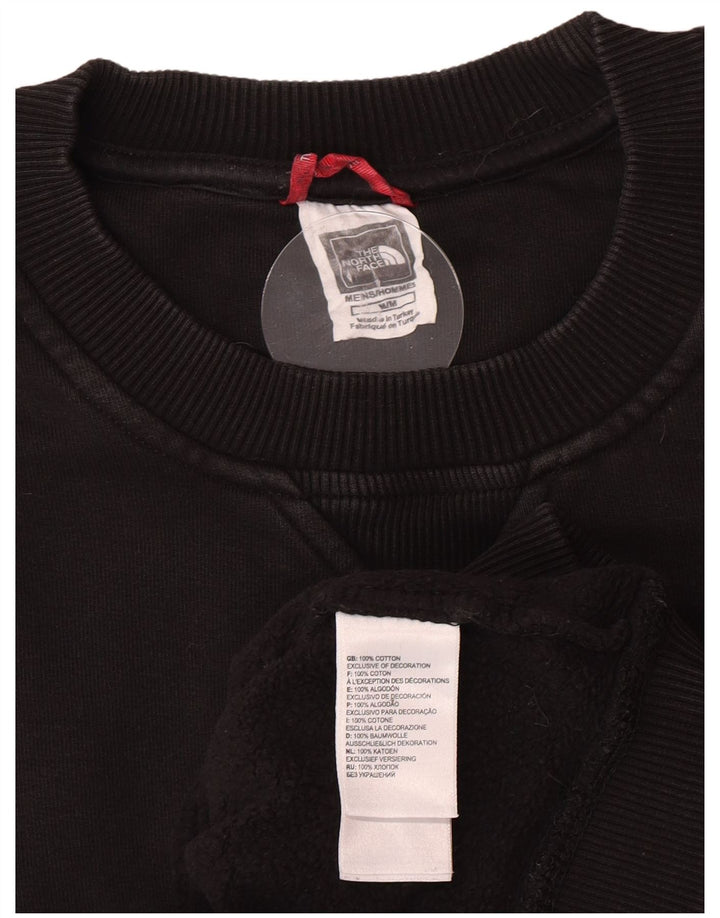 The North Face Hombre Sudadera Gráfica Jumper Medium Algodón Negro