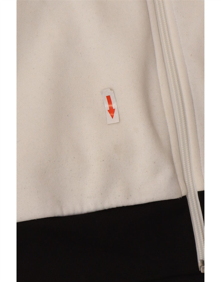 Nike - Chaqueta de chándal para hombre, color blanco medio, poliéster con bloques de color
