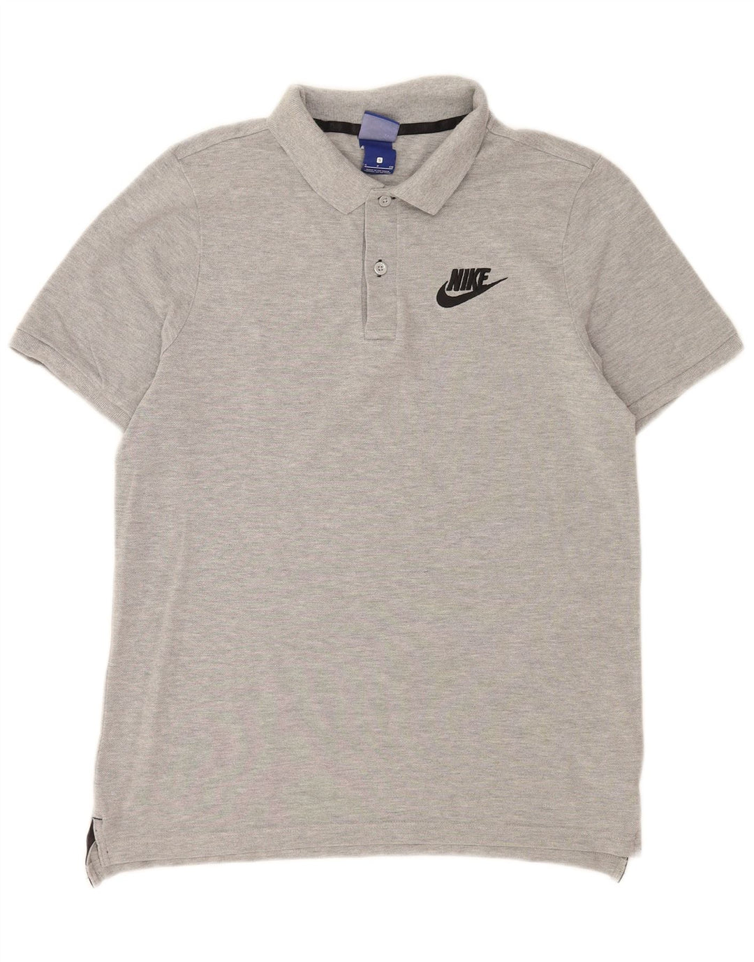 Polo Nike Hombre Pequeño Algodón Gris