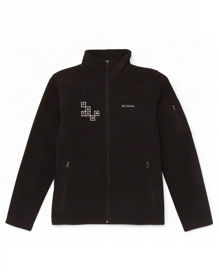 Columbia Chaqueta polar gráfica para mujer UK 44 Mediana Poliéster negro