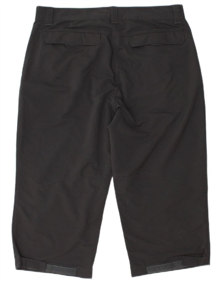 JACK WOLFSKIN Bermudas cargo para hombre W33 Poliéster negro mediano