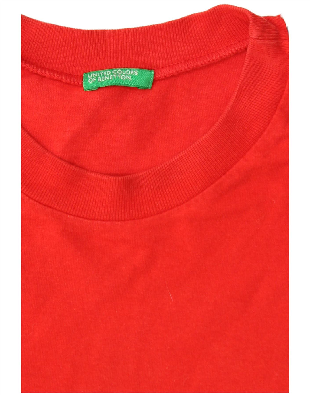 BENETTON Camiseta gráfica para hombre Top mediano rojo
