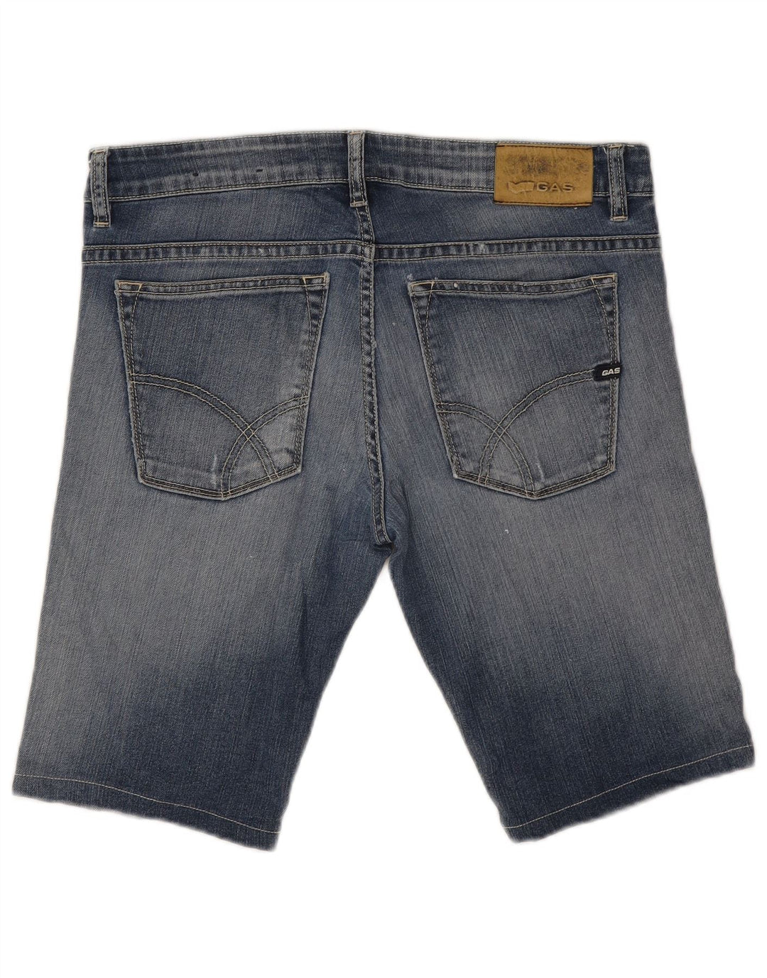Shorts vaqueros para hombre Gas W32 Algodón azul medio