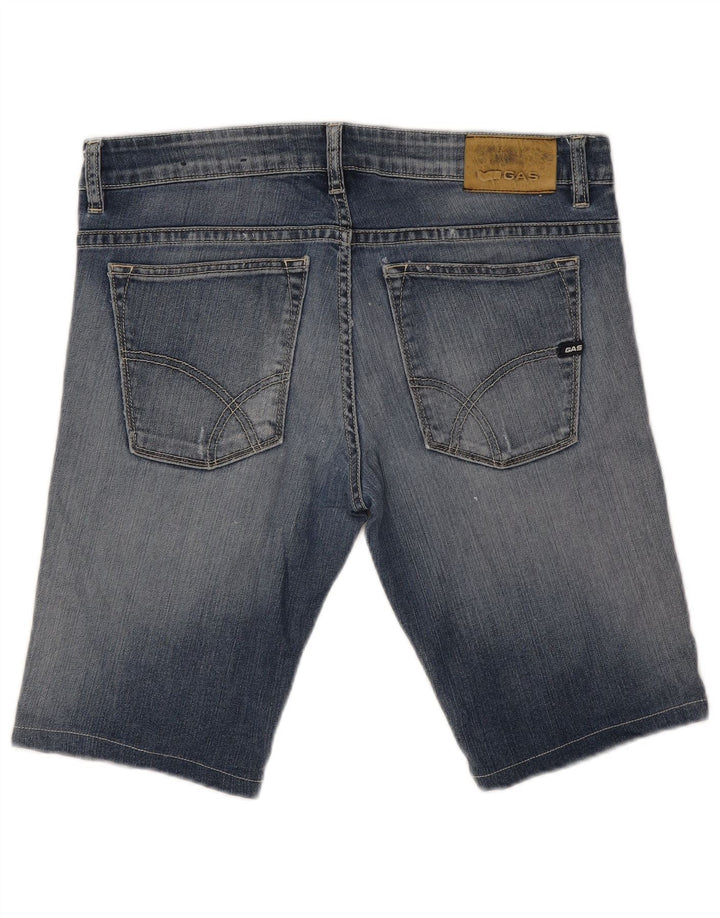 Shorts vaqueros para hombre Gas W32 Algodón azul medio