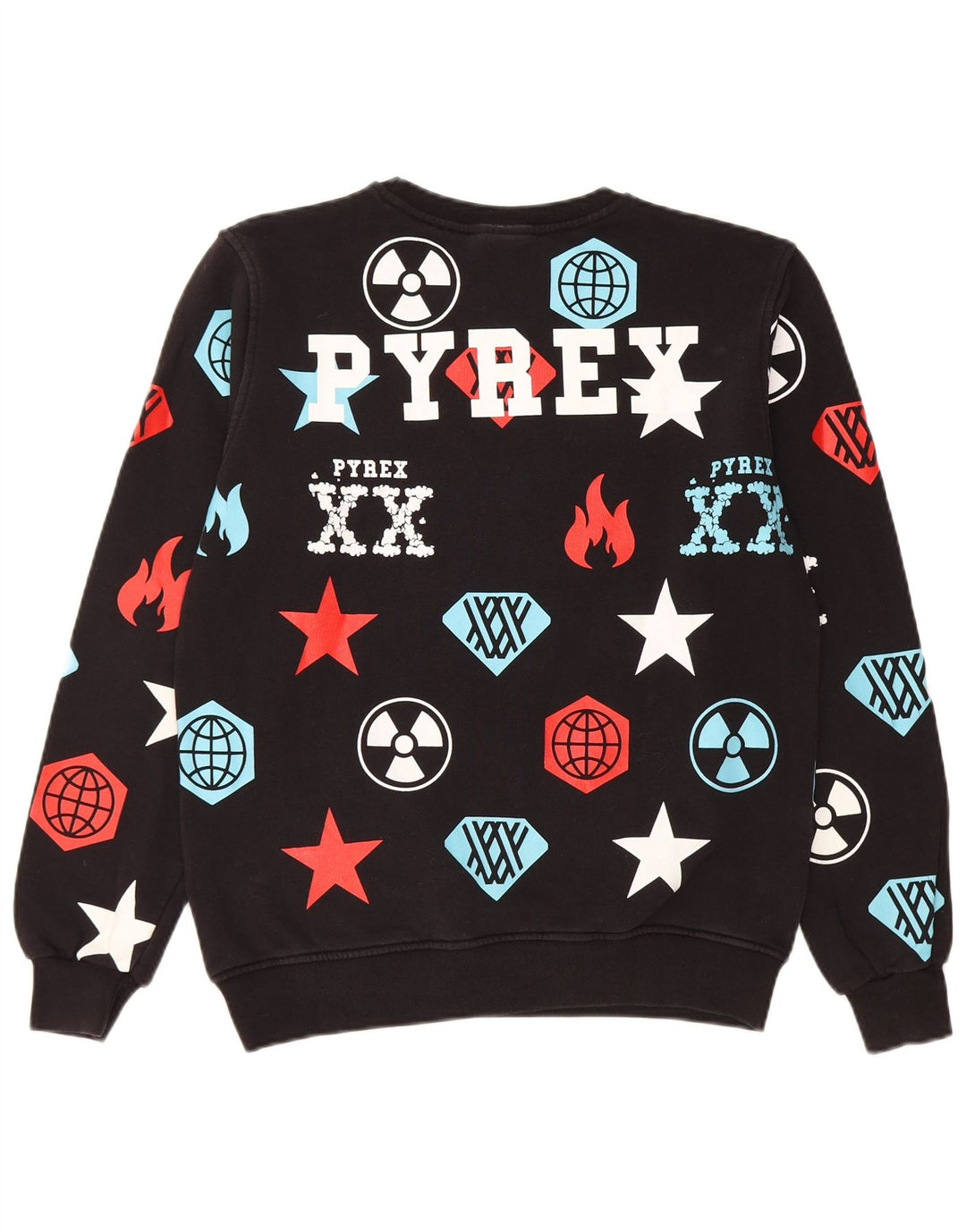 Pyrex Sudadera gráfica para niños 13-14 años 2XL Algodón negro