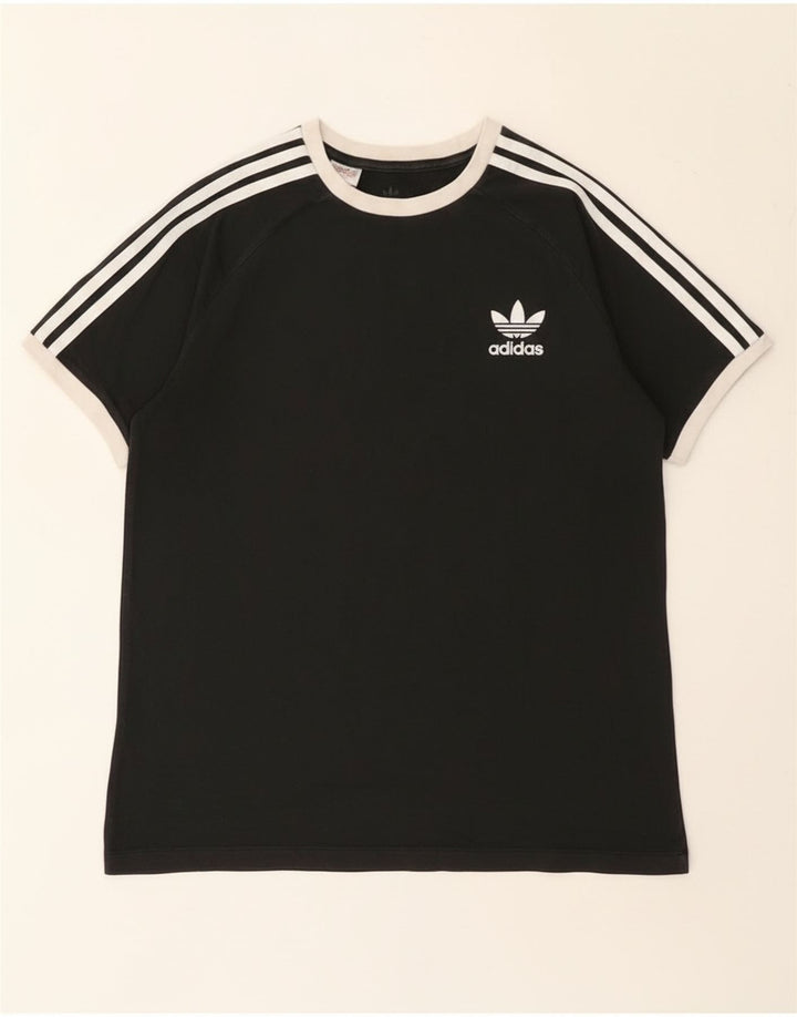 Adidas Camiseta Niño Top 13-14 Años Negro Algodón