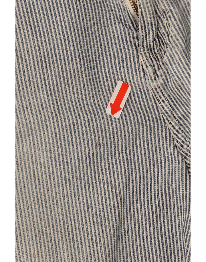 Woolrich Pantalones cortos chinos para hombre medianos W33 Azul a rayas