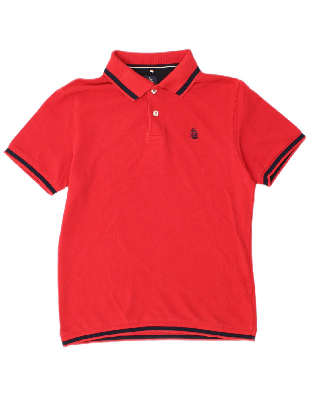 MARINA YACHTING Polo Hombre Slim Fit Algodón Rojo Medio