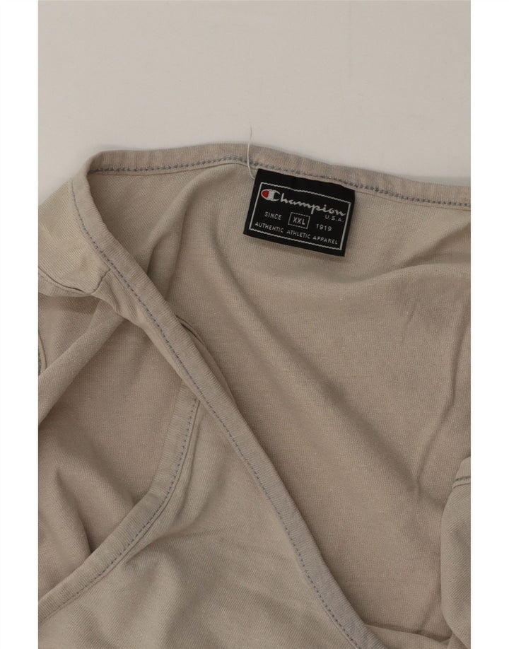 Champion Camiseta sin mangas para hombre 2XL Algodón gris