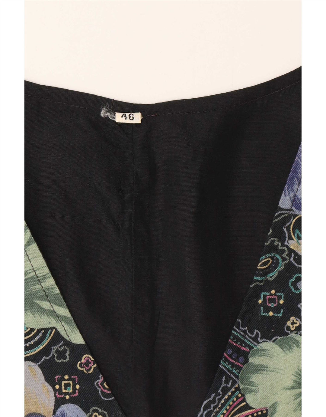 Chaleco vintage para mujer IT 46 Grande multicolor floral