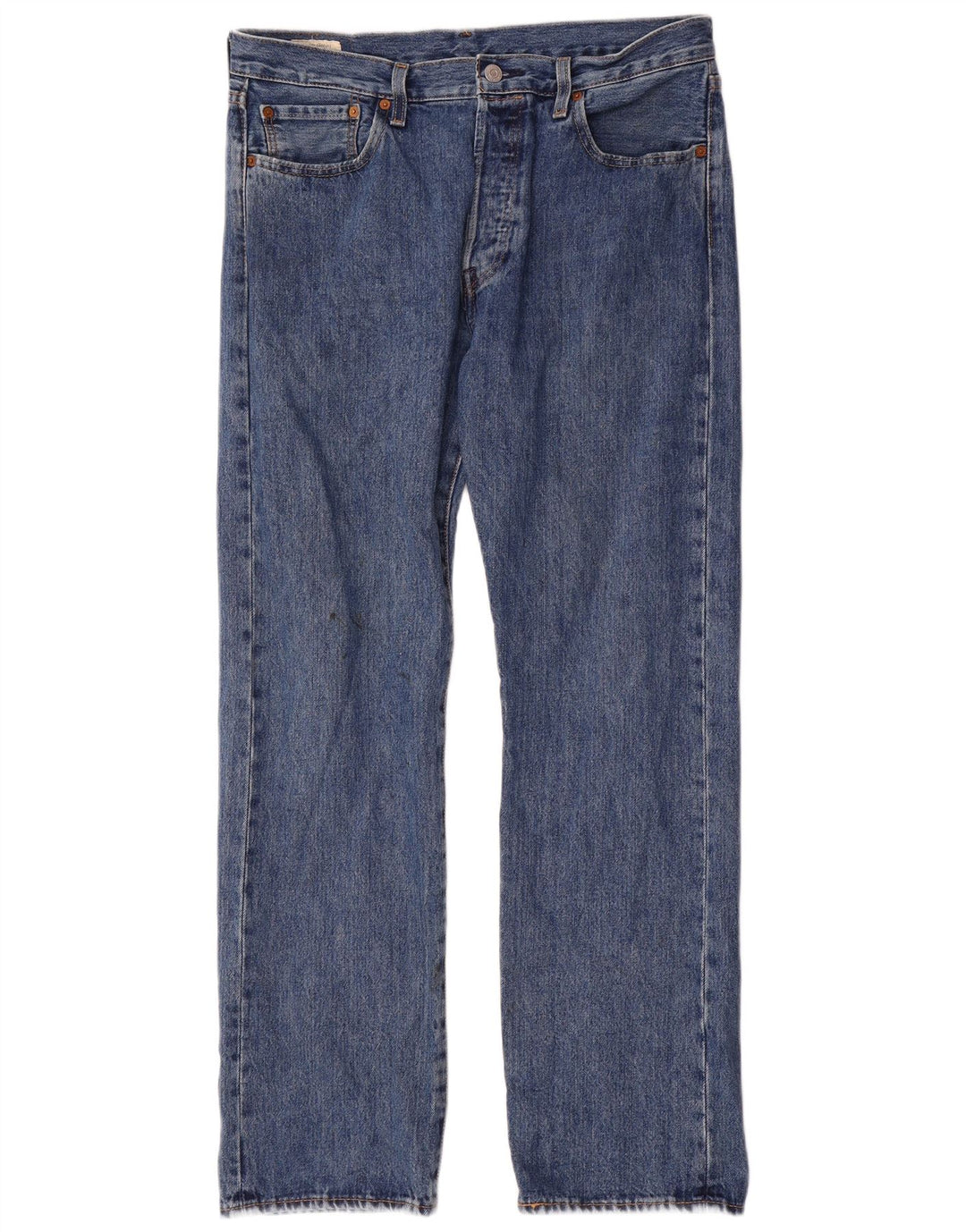 Levi's Vaqueros rectos 501 para hombre W34 L32 Algodón azul