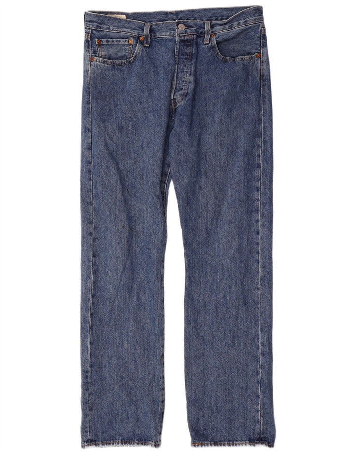 Levi's Vaqueros rectos 501 para hombre W34 L32 Algodón azul