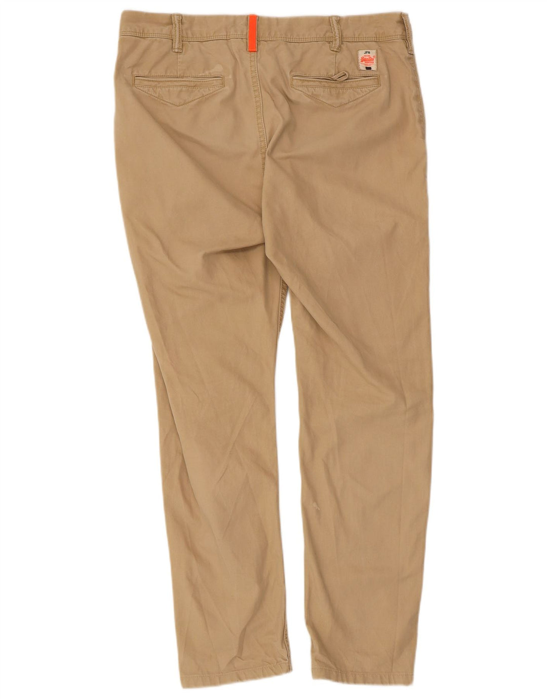 Superdry Pantalón Chino Slim Para Hombre Pequeño W34 L27 Algodón Beige