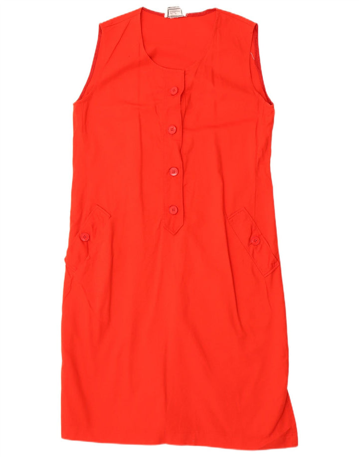 Luisa Spagnoli Vestido recto sin mangas para mujer UK 12 Medium Red