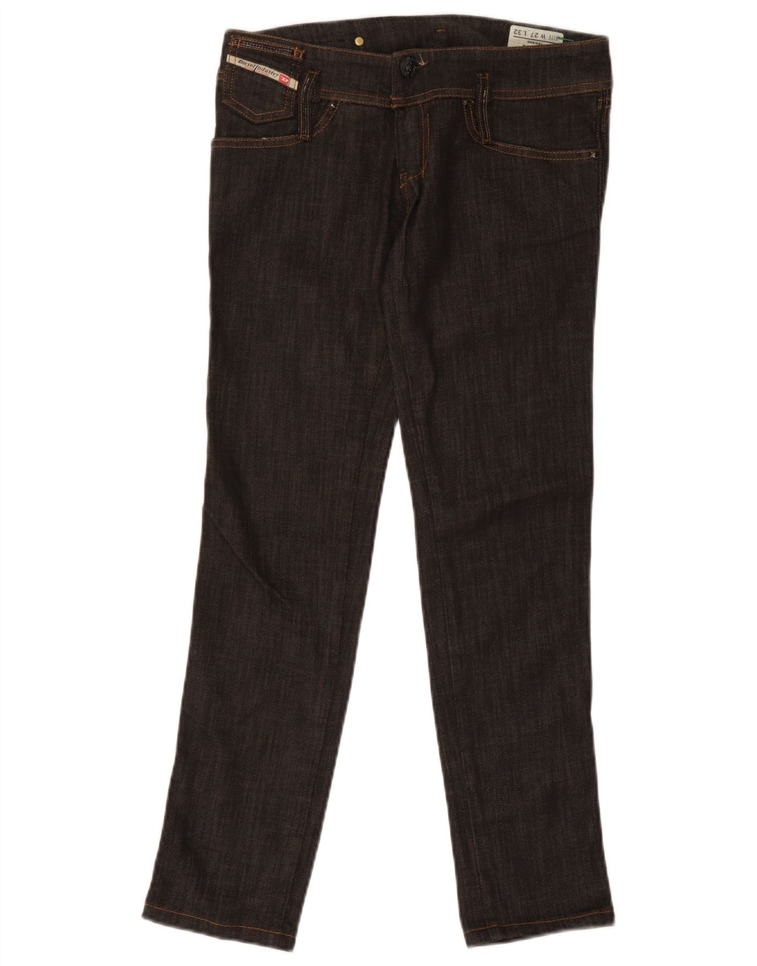 Diesel Mujer Matic Slim Jeans W27 L29 Algodón Negro