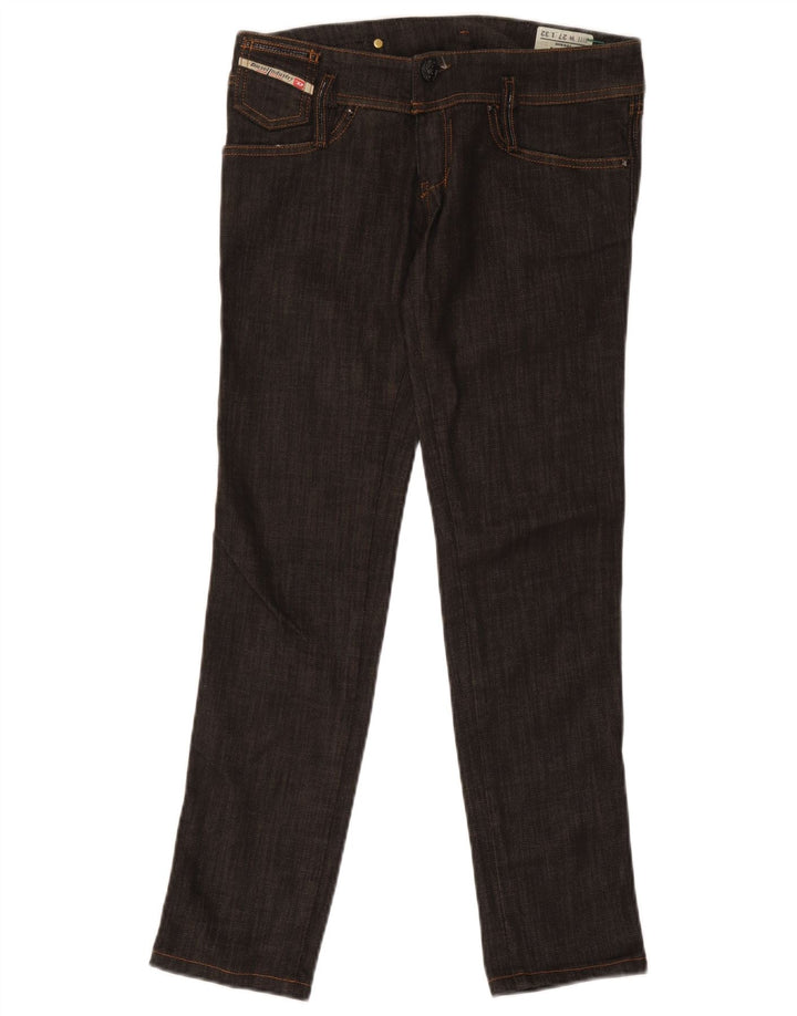 Diesel Mujer Matic Slim Jeans W27 L29 Algodón Negro