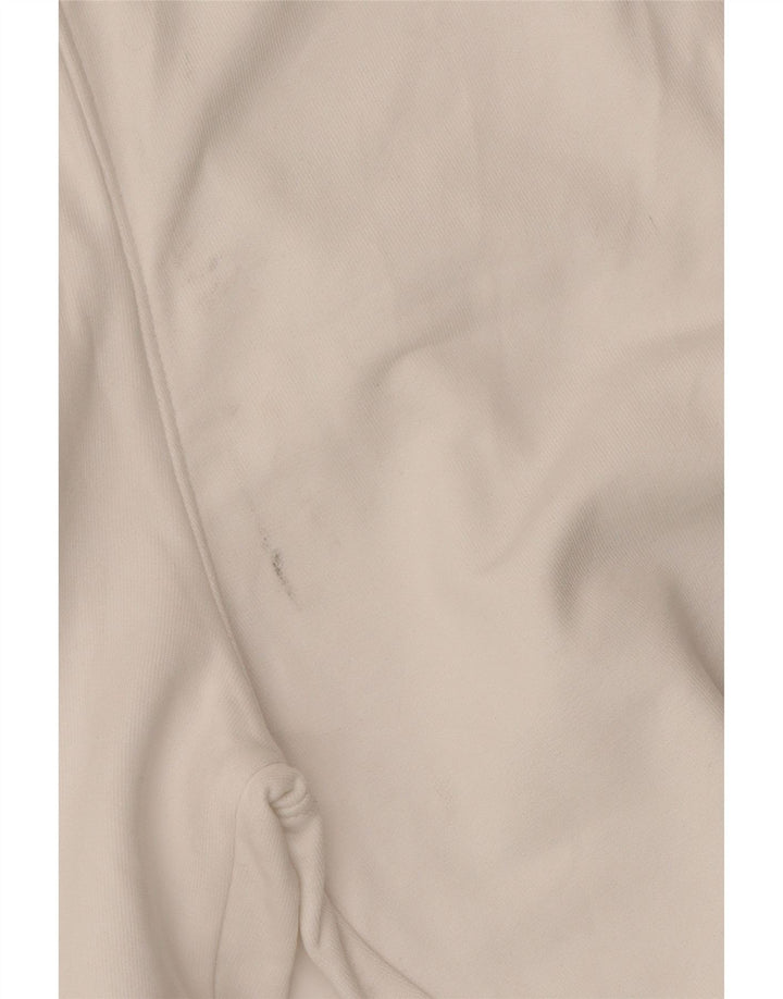 CALVIN KLEIN Hombre Pantalones de chándal con estampado gráfico Joggers Medium White Cotton