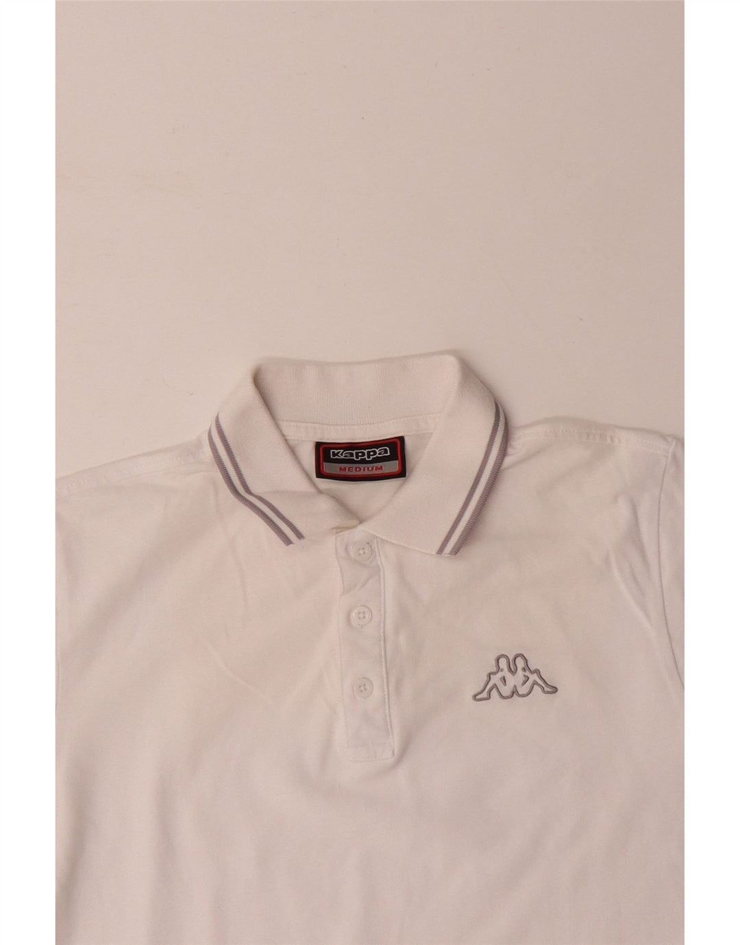 KAPPA Polo Hombre Algodón Blanco Mediano