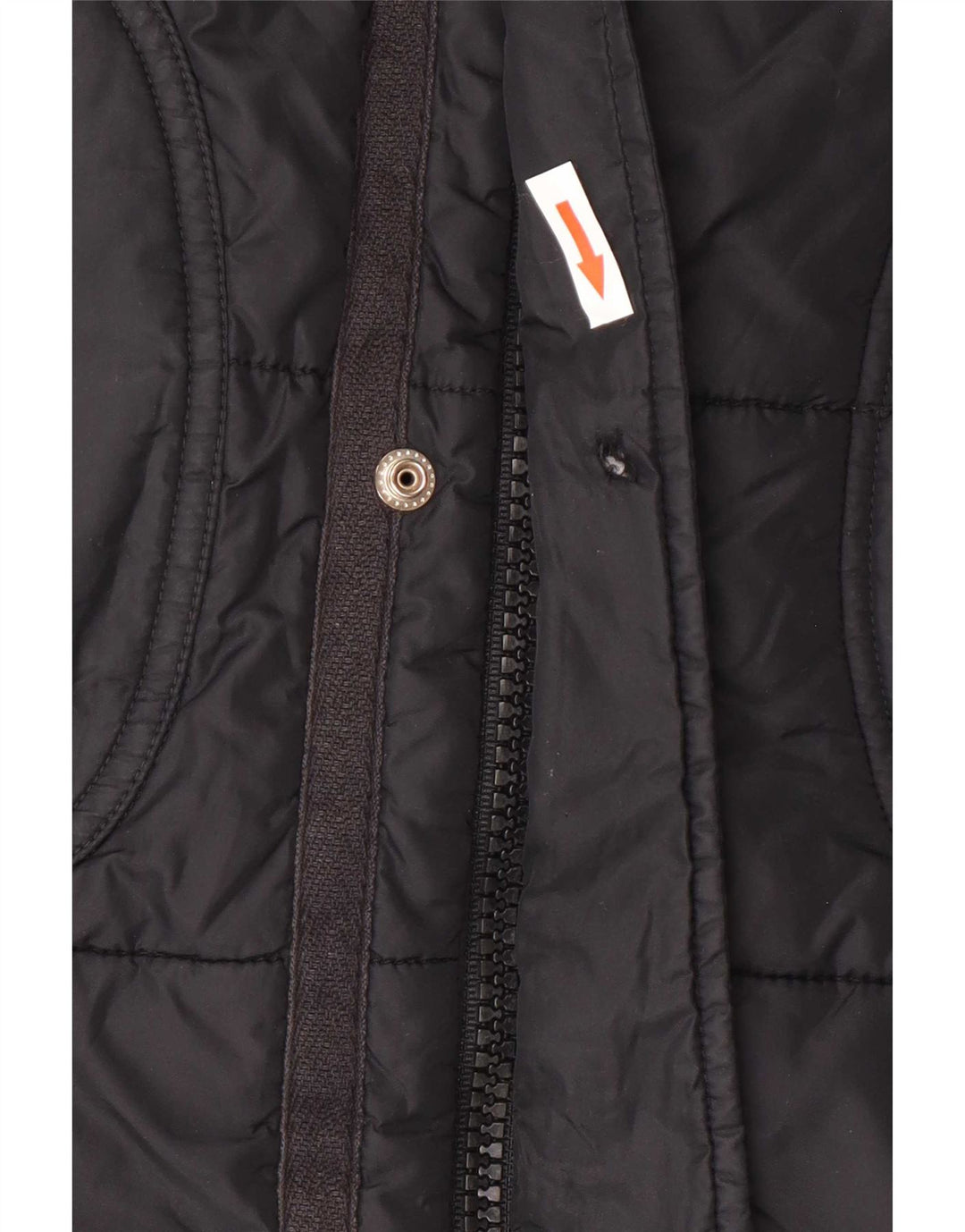 Diesel Chaqueta acolchada para hombre UK 36 Small Nylon negro