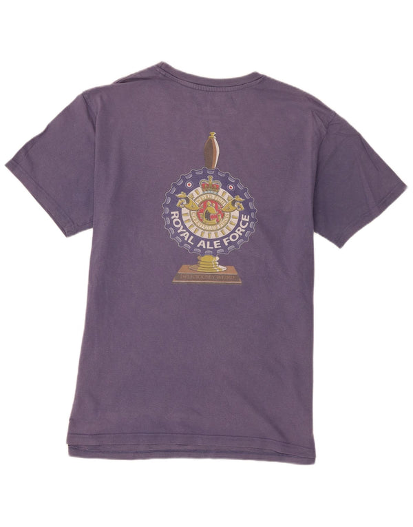 Weird Fish Camiseta gráfica para hombre Top grande de algodón morado