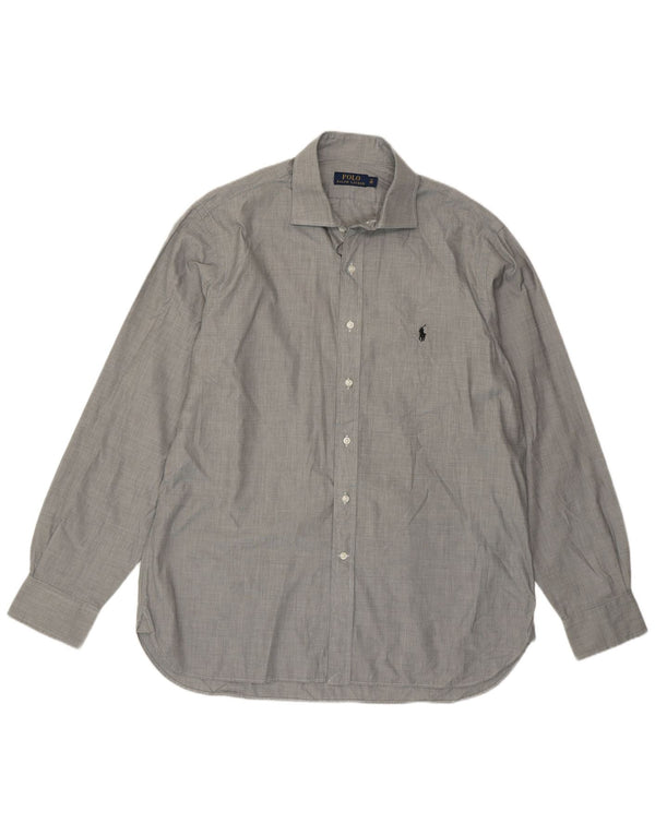 Camisa Polo Ralph Lauren Hombre Talla 17 43 XL Algodón Gris