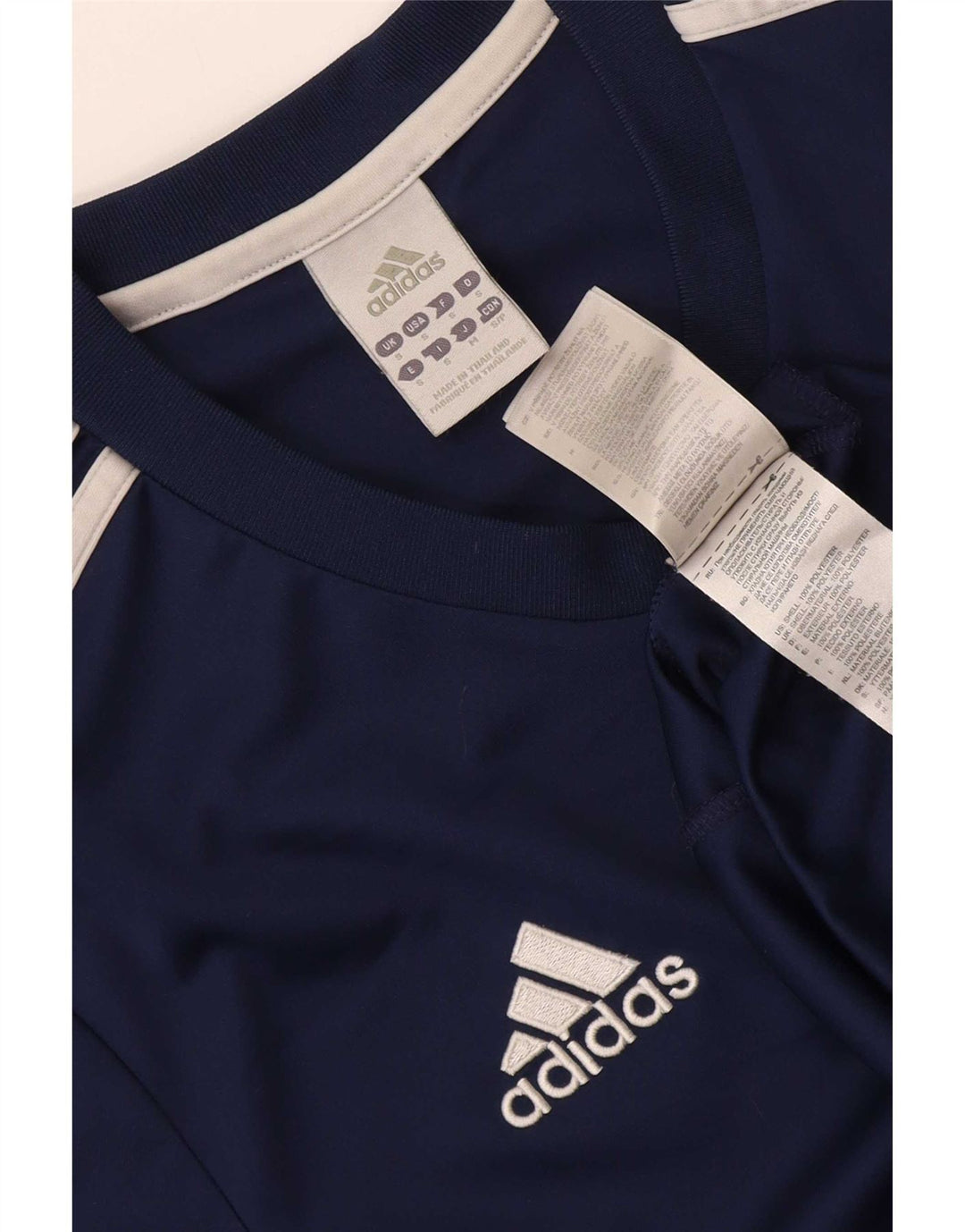 Adidas Hombre Camiseta Top Small Azul Marino Poliéster