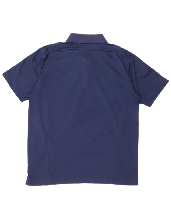 Adidas Mens Climalite Polo UK 44/46 Grande Azul Marino Poliéster