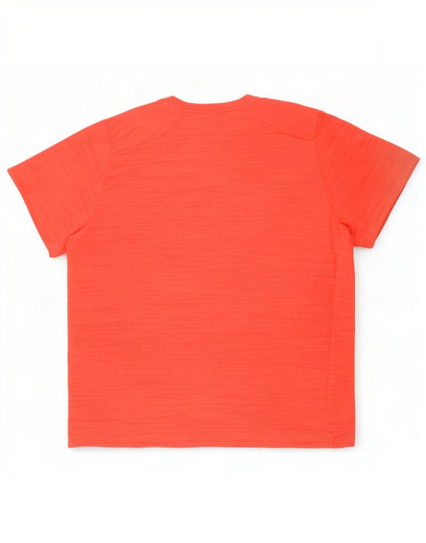 Nike Camiseta Dri Fit para hombre Top 2XL Poliéster moteado naranja