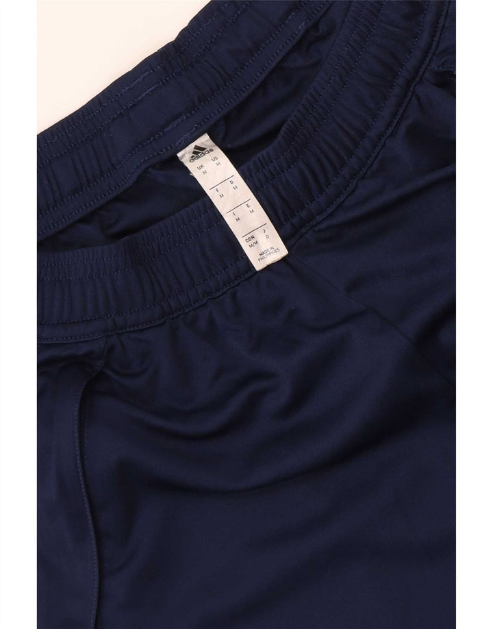 Adidas Mens Wolverhampton Wanderers Pantalones cortos deportivos medio azul marino poliéster