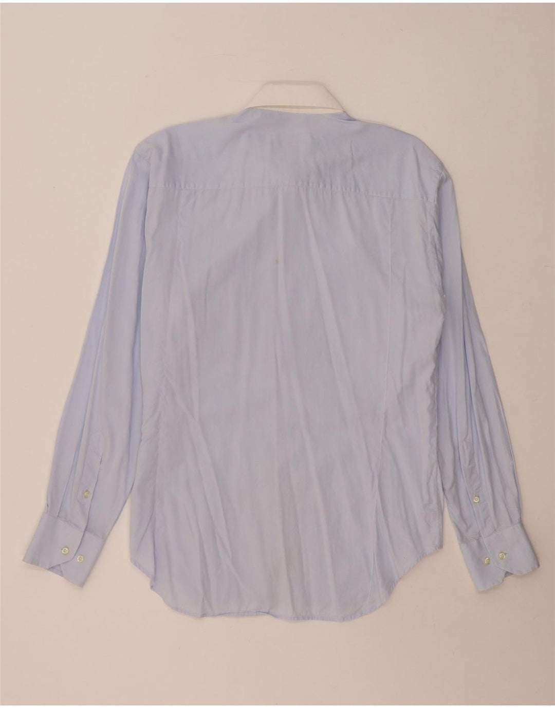 Camisa Trussardi para hombre Talla 42 16 1/2 Grande Azul Colorblock