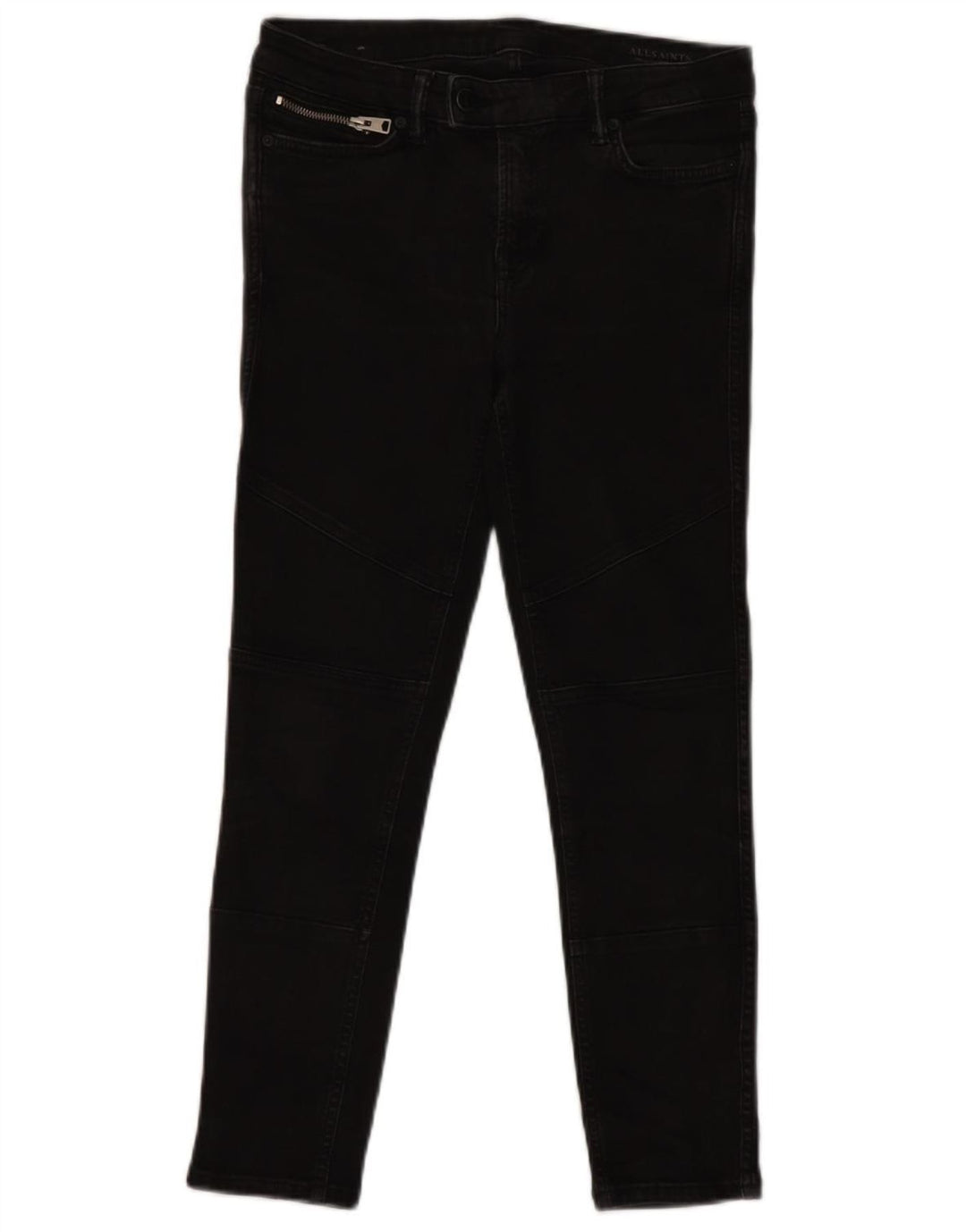 ALL SAINTS Womens Slim Jeans W29 L26 Black Cotton