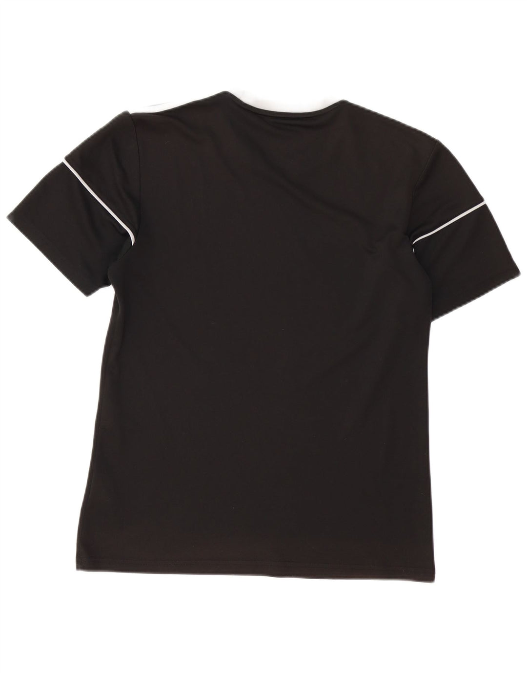 ADIDAS Mens Climalite Camiseta Top Pequeño Poliéster Negro