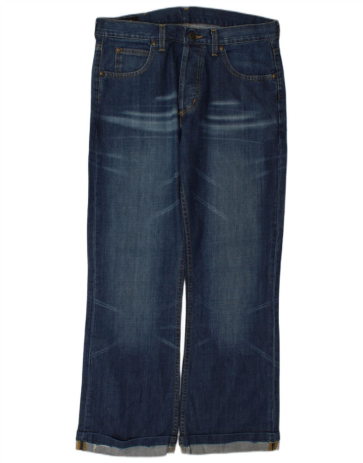 Lee Vaqueros Rectos Denver Para Hombre W33 L29 Algodón Azul
