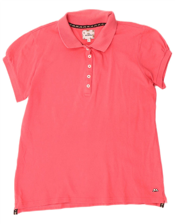 Guru Polo para mujer UK 44 Grande Rosa