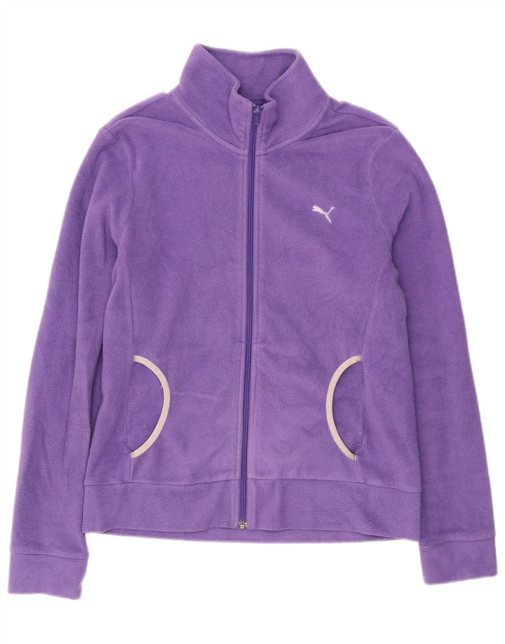 Puma - Chaqueta polar para mujer (talla 40), color morado