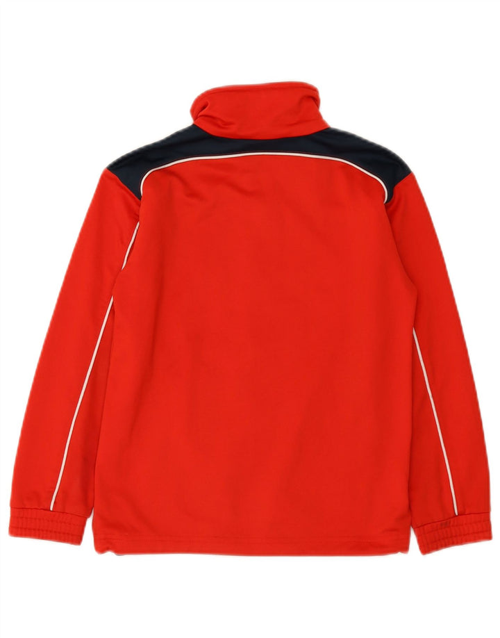 Umbro Chaqueta de Chándal para Niños 7-8 Años Small Rojo Colorblock Poliéster