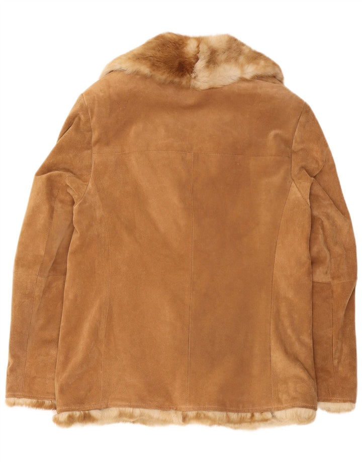 Conbipel Chaqueta de gamuza Free Heron para mujer IT 46 Cuero beige grande