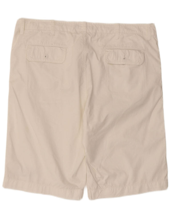 Marina Militare Pantalones cortos chinos para hombre IT 54 2XL W38 Algodón blanco