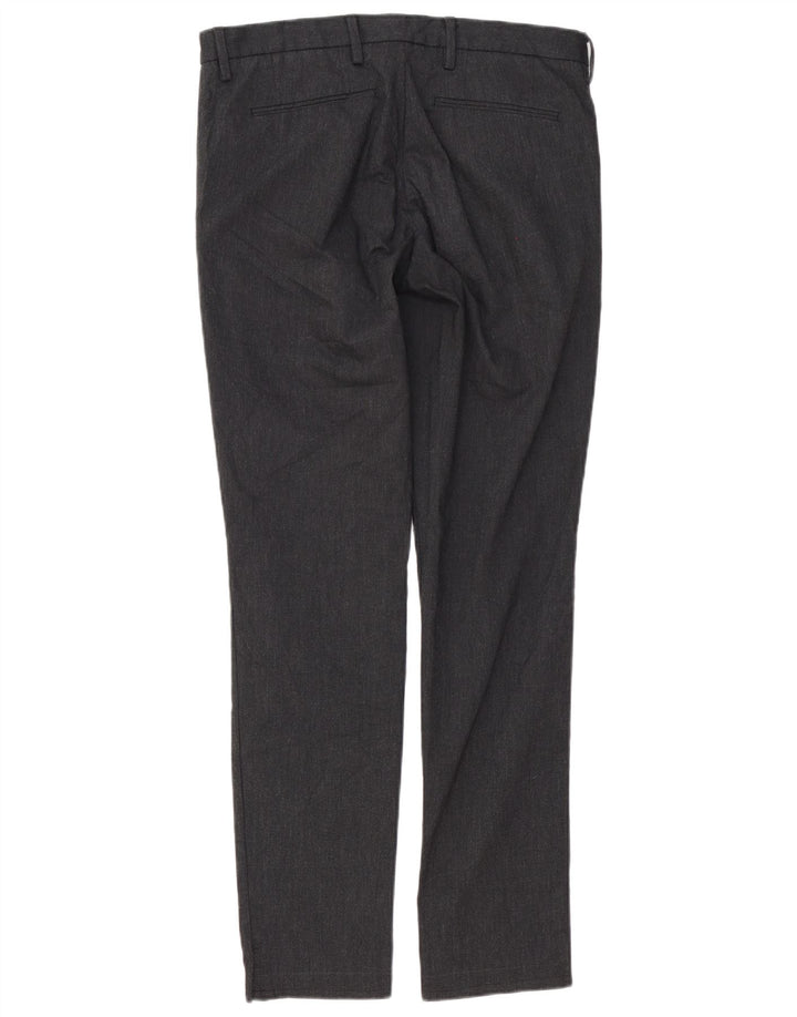 Hugo Boss Mens Slim Chino Pantalones W32 L32 Poliéster Gris