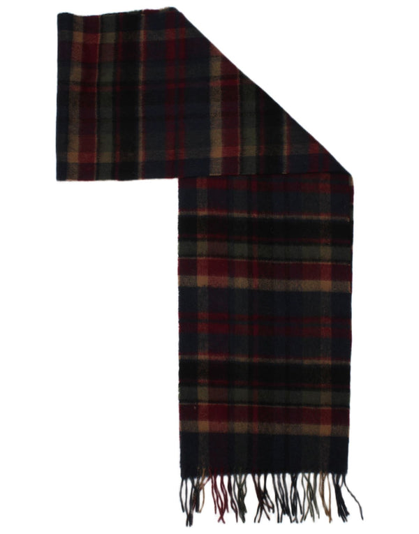 Barbour - Bufanda rectangular para hombre, talla única, cuadros multicolores, lana de cordero, clásica