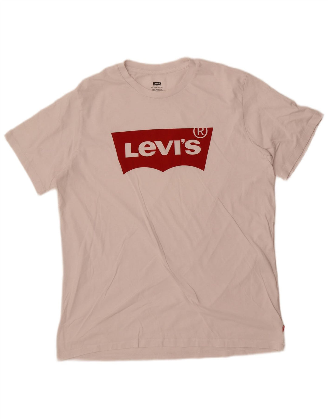 Levi's - Camiseta gráfica para hombre, talla grande, color blanco