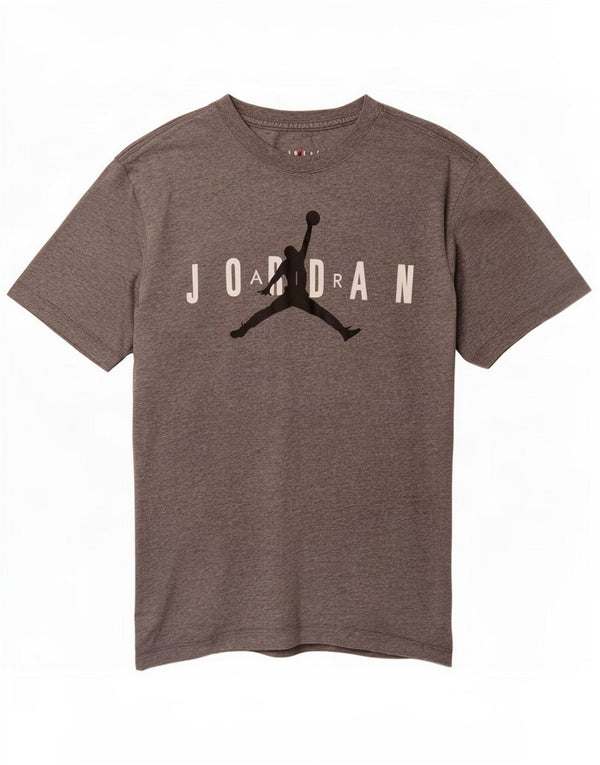 Jordan - Camiseta gráfica para hombre, talla pequeña, algodón gris