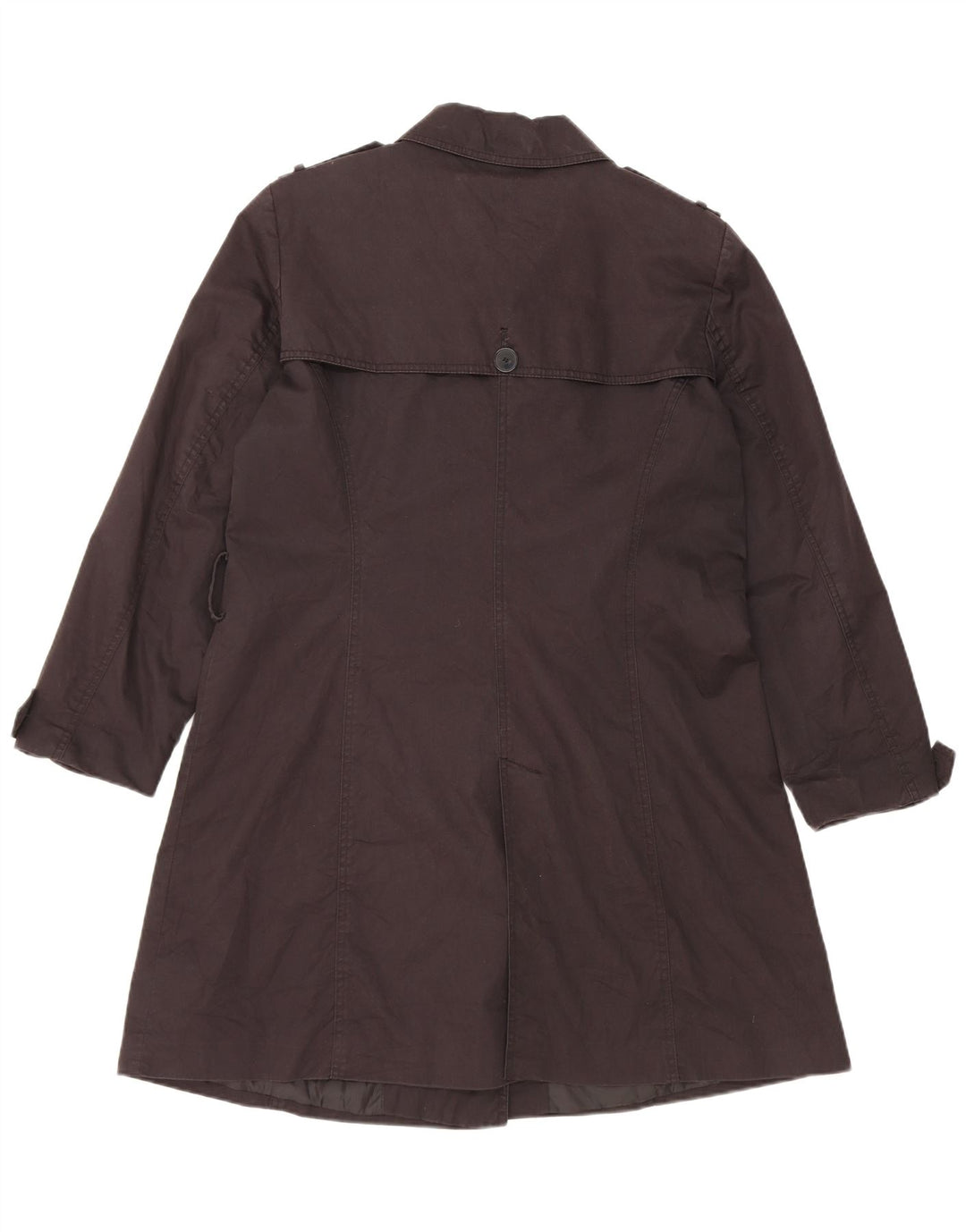 Zara Mujer Gabardina ES 40 XL Negro