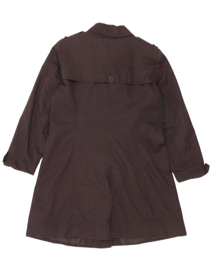 Zara Mujer Gabardina ES 40 XL Negro