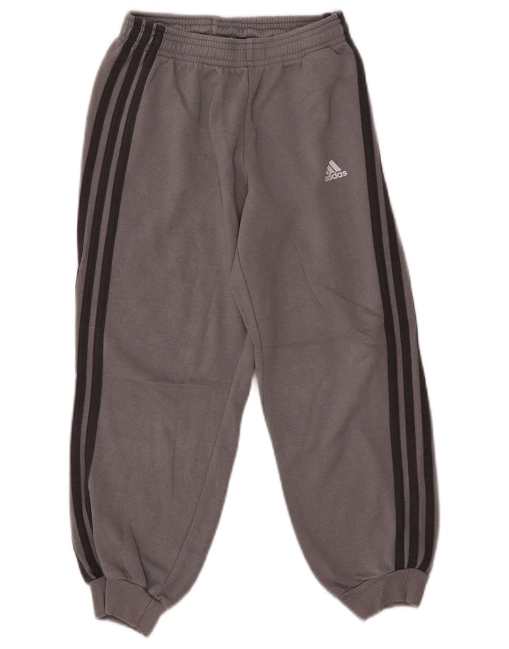 Adidas Pantalones de chándal para niño Joggers 7-8 años Gris Algodón
