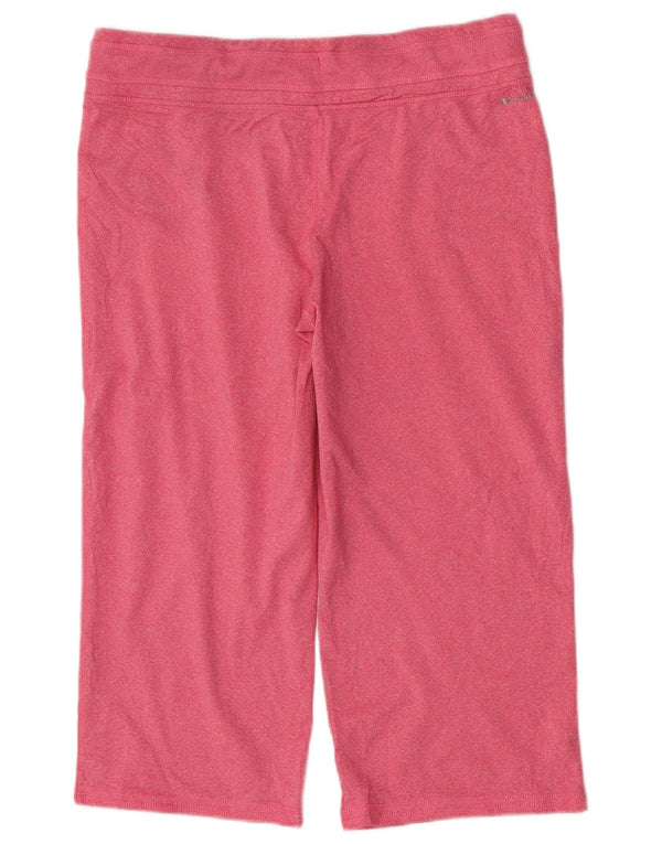 Champion Pantalones Capri De Chándal Para Mujer UK 44 Medio Rosa Moteado