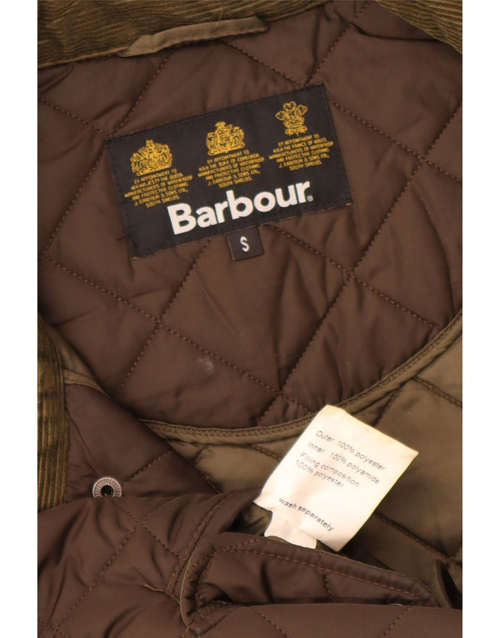 Barbour Chaqueta acolchada para hombre UK 36 Small Marrón Poliéster